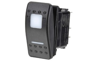 Rocker Switch On/Of 12/24V Red
