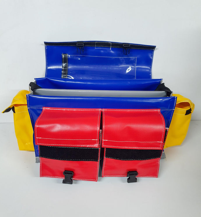 Tool Bag Large Heavy Duty Multi-Coloured With Stiffening