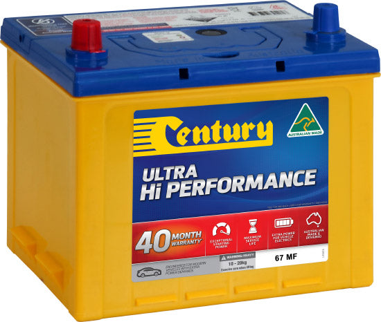 Century Ultra Hi Performance Battery 67 640CCA 64AH