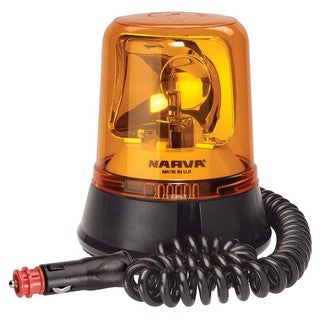 Beacon Optimax Halogen Rotating Lamp 12/24V Magnetic Base Amber