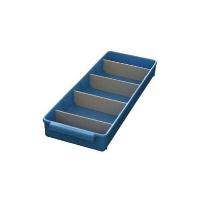 400 Series Parts Tray 400L x 146W x 50H - 4 Dividers