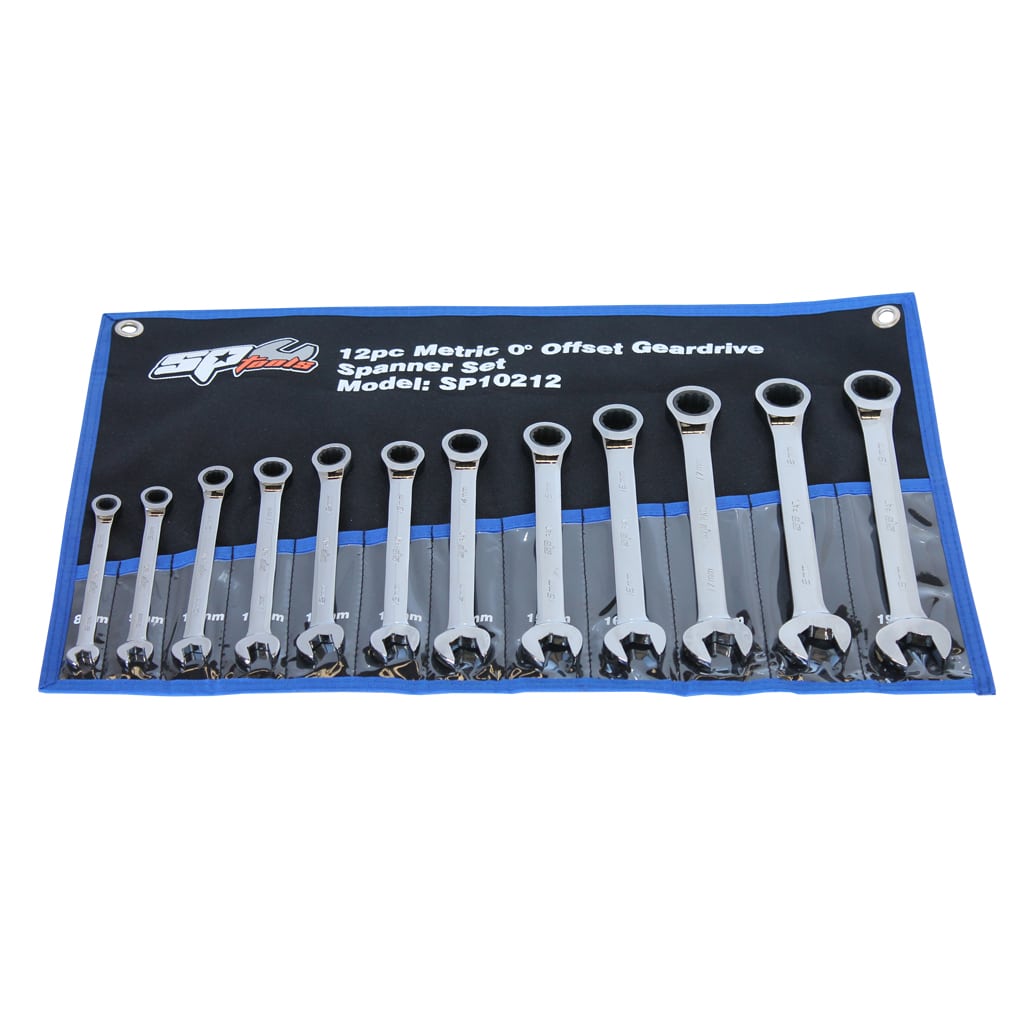 Spanner Set Gear Drive ROE Metric 0 Degree Offset 12 Piece