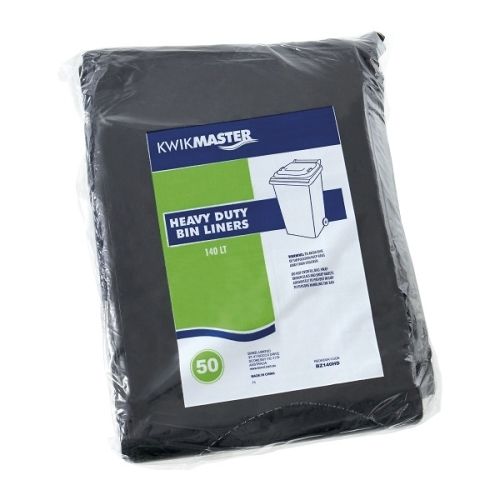 Garbage Bags Heavy Duty 140L 50pk