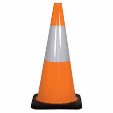 Traffic Cone 700mm with Reflective band