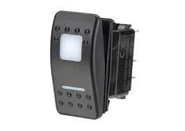 Rocker Switch On/Off 12/24V Blue