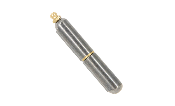 Weld On Hinge, Mild Steel/ Brass Pin (Grease Nipple) 200mm