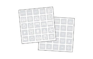 White Sticker Set Suit 4WD