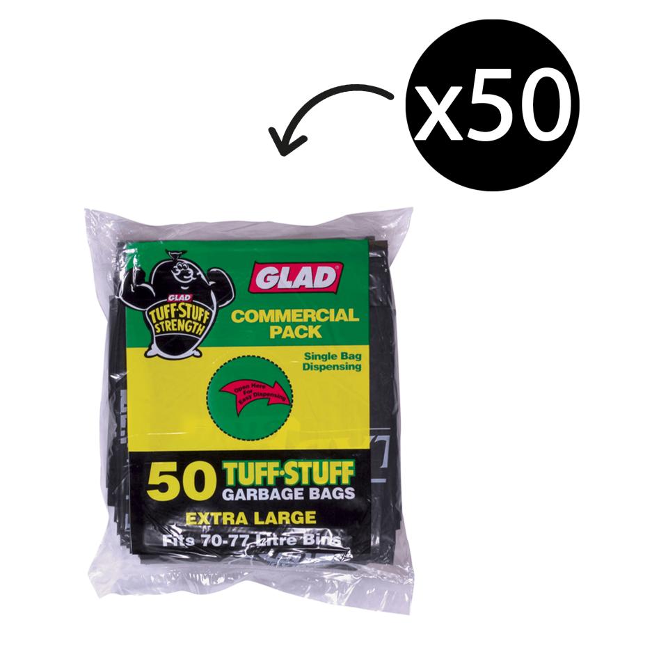 Garbage Bags 70-77L 50pk