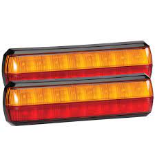 LED Slimline Rear Stop/Tail Indicator 10-30V 2 Pack