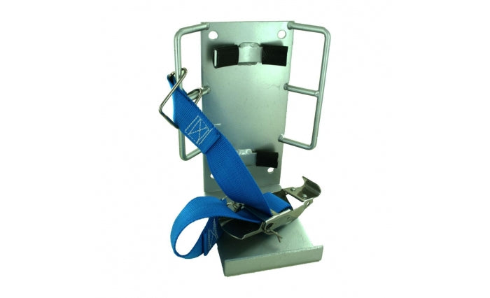 Heavy Duty Galvanised Vehicle Extinguisher Bracket With Webbing Strap