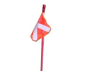 Flag Pole Heavy Duty Lighted 5ft (1.5m)