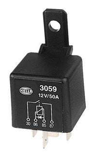 Relay With Diode Normally Open 4-Pin 50A 12V