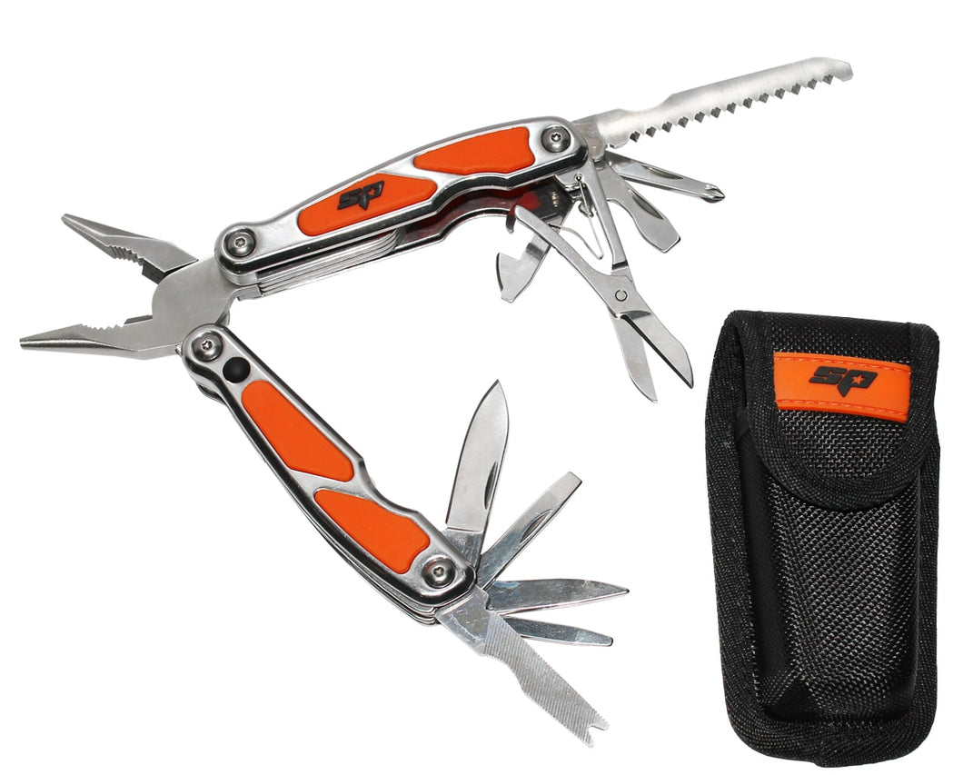 13-in-1 Multi-Tool With LED Flashlight