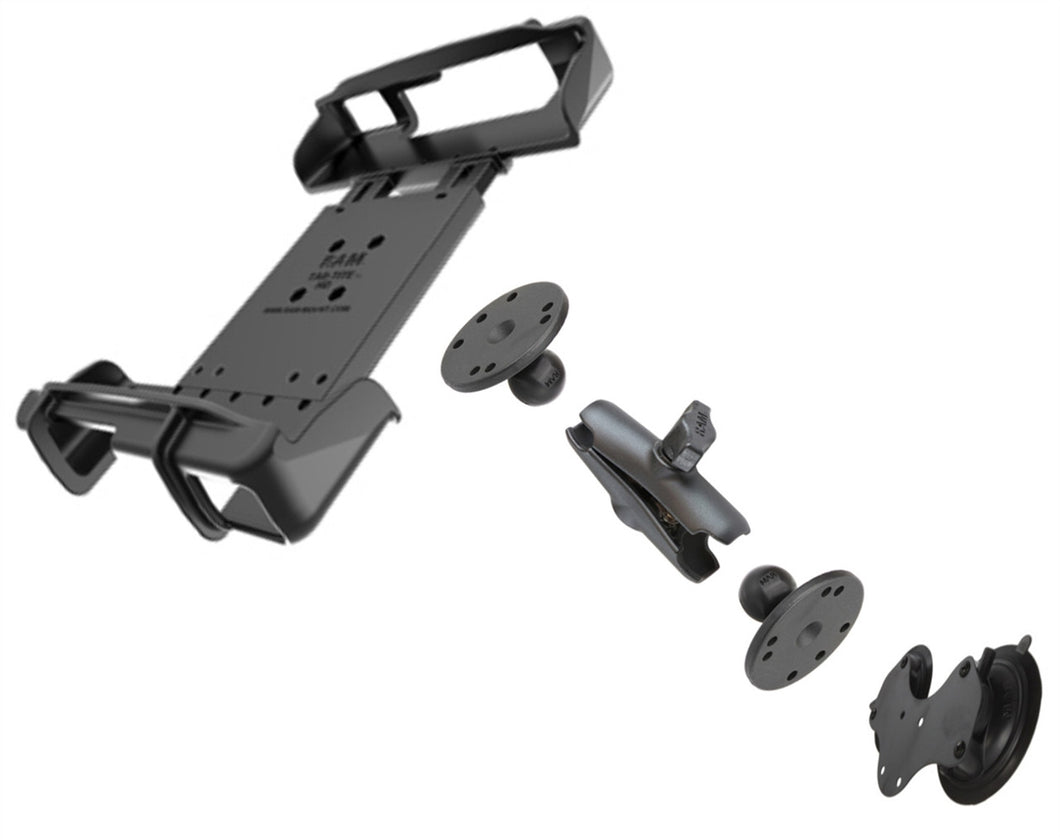 Double Suction Cups Mount and Cradle Solution for Toughbook