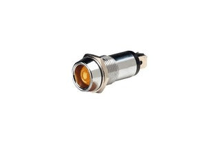 Pilot Lamp Chrome Amber LED 24V
