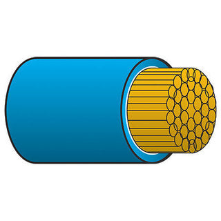 Cable Single Core 4mm Blue 30m