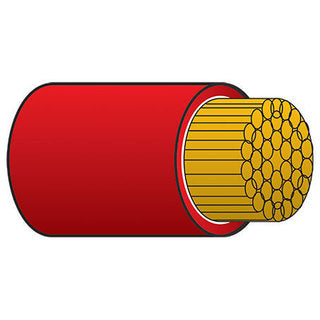 Cable Single Core 5mm Red 30m