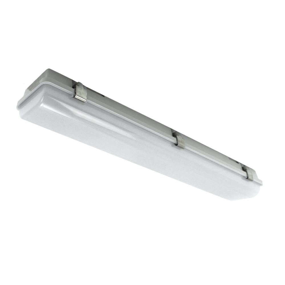 LED W/Proof Batten 30/50W /4/6K Grey IP65 Emergency 1551(L) x 118(W) x 77(H)