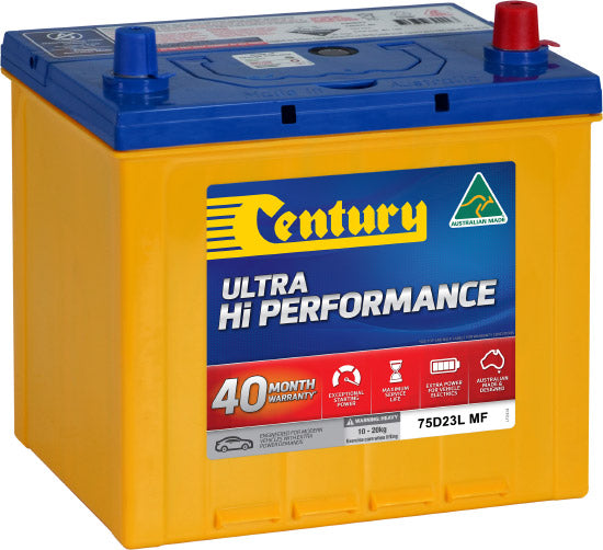 Century Ultra Hi Performance Battery 620CCA 70Ah Left