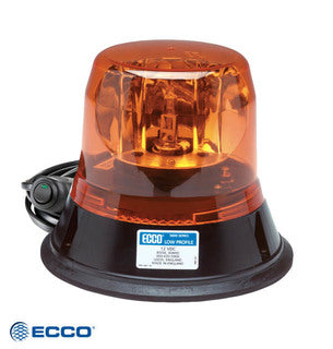 Beacon Rotating Lamp 12V Magnetic Base Amber