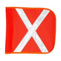 Replacement Flag Orange Hi-Vis Reflective X