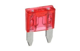 Mini Blade Fuses 10A Red Pack 5