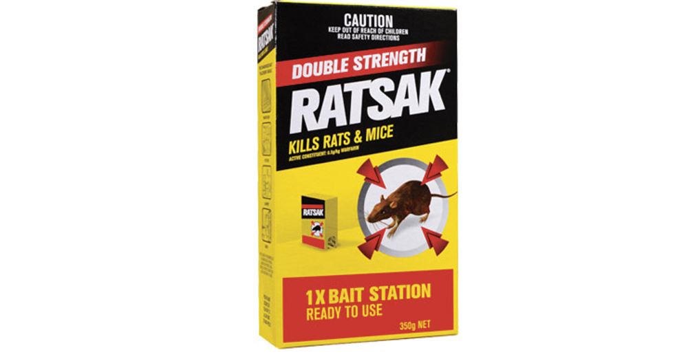 Ratsak 350g Double Strength Bait Station