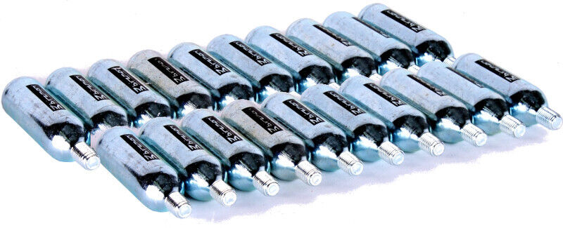 Co2 16g Cartridges - Threaded Bicycle Inflator Pump - 20 Pack