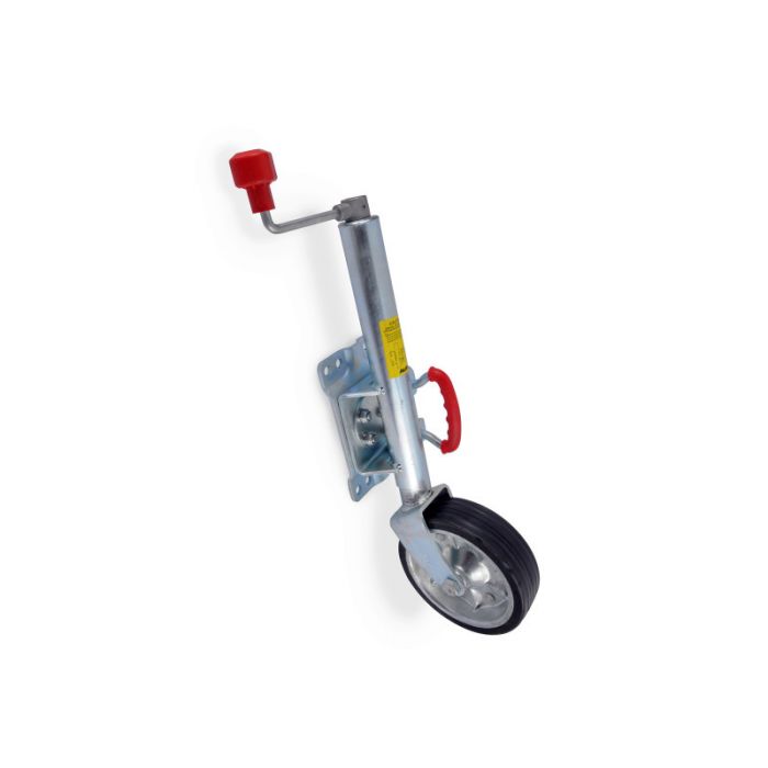 Jockey Wheel 8in Large Swivel Plate